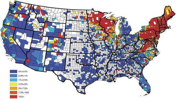 미국 라임병 진드기